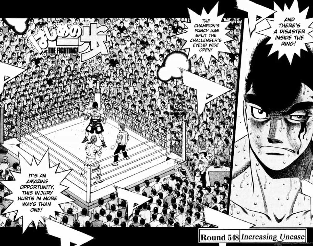Hajime no Ippo: Fighting Spirit, Chapter 548 image 02